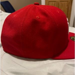 New era yankee hat Red Size 7 5/8